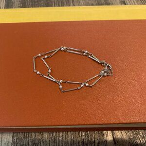 white gold pearl bracelet